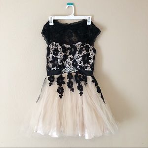 Cream color special occasion dress
